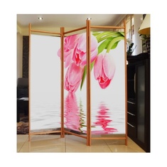 Parawan drukowany KWIATY